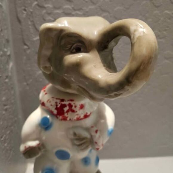 Vintage Jim Beam Collector's Bottle 1068 Republican Elephant 12" - Picture 3 of 6